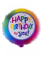 Happy Birthday to you Mylar Party Balloon 18 Inch Inflated