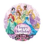 Disney Princess (Music) Singing  Foil Party Balloon 28 Inch Inflated