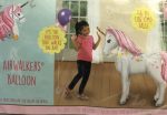 Mylar Airwalker Unicorn Balloon 42x46 Inch Inflated
