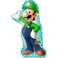 Luigi (Mario-Bros) 33 inch Mylar Balloon Inflated