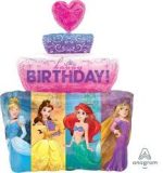 Disney Princess Dream Cake Mylar Party Balloon 28 Inch Inflated