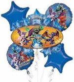 Skylanders Mylar Balloon Bouquet Inflated
