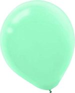 Robin's Egg Blue Latex Party Balloon 12 Inch Inflated