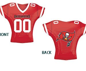 Super Bowl Tampa Bay Buccaneers Jersey 21 Inch Mylar Balloon Helium Inflated