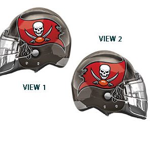 Super Bowl Tampa Bay Buccaneers Helmet 21 Inch Mylar Balloon Helium Inflated