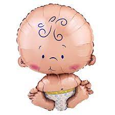 24" Super Shape Baby Mylar Balloon Inflated