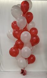 Elegant Bright Color 11" Latex Balloon Bouquet Inflated With Weight