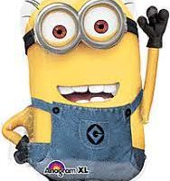 Supershape Minions 25 Inch Mylar Balloon Inflated