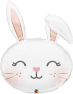 37" Floppy Eared Bunny ( Rabbit)  Easter Mylar Balloon  Inflated