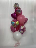 Happy Mother's Day Balloon Bouquet Helium Inflated Weight Attached