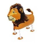Lion Mylar Airwalker Balloon 25 Inch Inflated