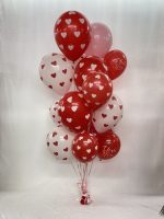 Valentine's Day Balloons Bouquet Heart Mylar Balloon