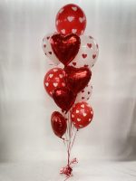 Valentines Day  Balloons ( Love and Heart) Bouquet