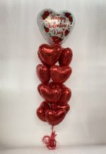 Valentines Day Balloons Bouquet ( Love and Heart)