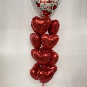 Valentines Day Balloons Bouquet ( Love and Heart)
