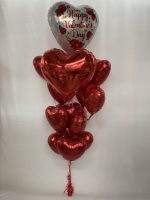 Valentines Day Balloons Bouquet ( Love and Heart)