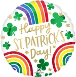 St. Patrick's Day Rainbows 17″ Balloon
