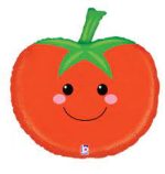 Pal Tomato Mylar Balloon Inflated