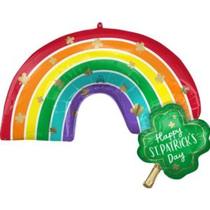 St. Patrick's Day Rainbow 31″ Balloon