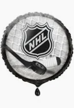 Hockey 18 Inch Mylar Balloon Inflated