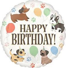 Pawsome Party 28 inch Mylar Balloons Inflated