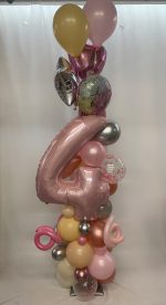Custom Made Tower - Mixed with Mylar and Latex Balloons