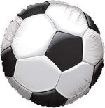 Soccer 18In Mylar Balloon Inflated